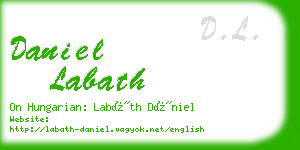 daniel labath business card